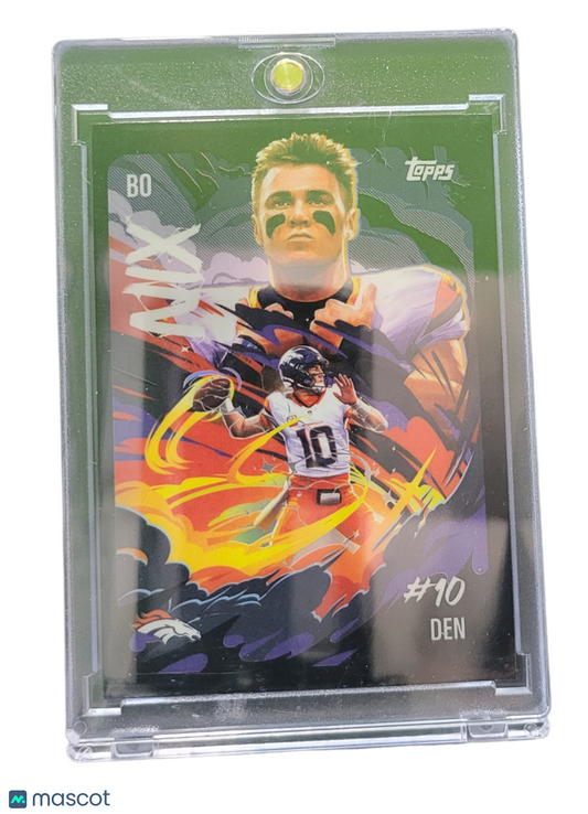 2025 Topps Chrome UV Out of This World Bo Nix #UV-9