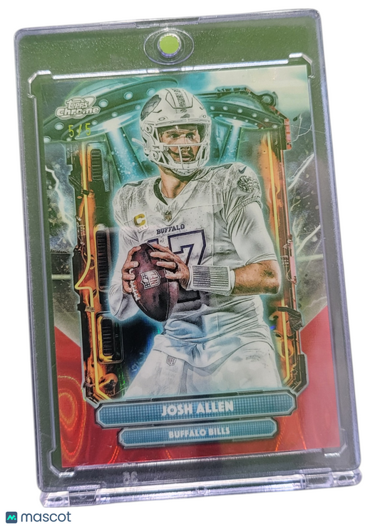 2025 Topps Chrome Ex-Terrestrial Josh Allen #ET-7 Red Refractor