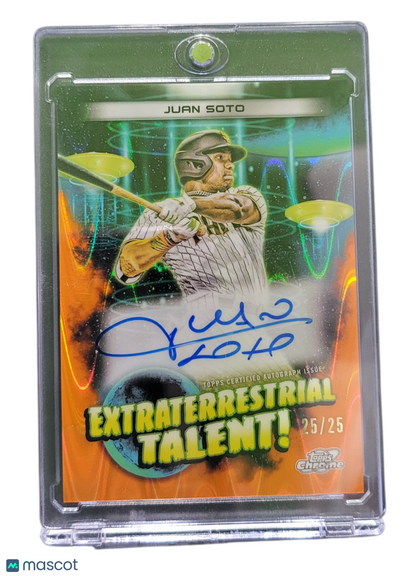 2023 Topps Cosmic Extraterrestrial Auto Variation Juan Soto #ETA-JS Orange  /25