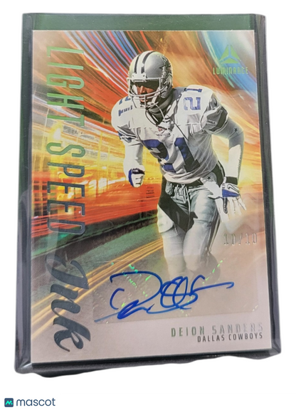 2023 Panini Luminance Lightspeed Ink Deion Sanders #LSI-DS 10/10