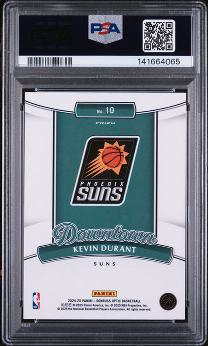 2024 Donruss Optic Downtown Kevin Durant #10 PSA 10