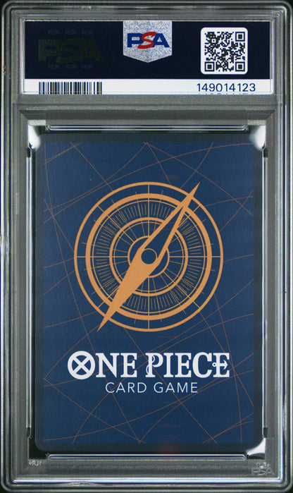 2025 One Piece the Azure Sea's Seven Japanese Alternate Art Ground Death #OP14-096 PSA 10