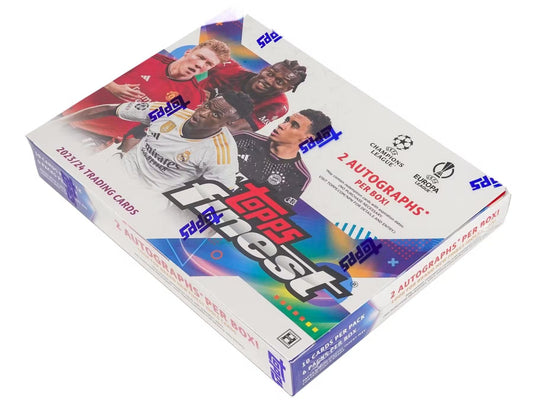 2023-24 Topps UEFA Club Competitions Finest Soccer Hobby Box