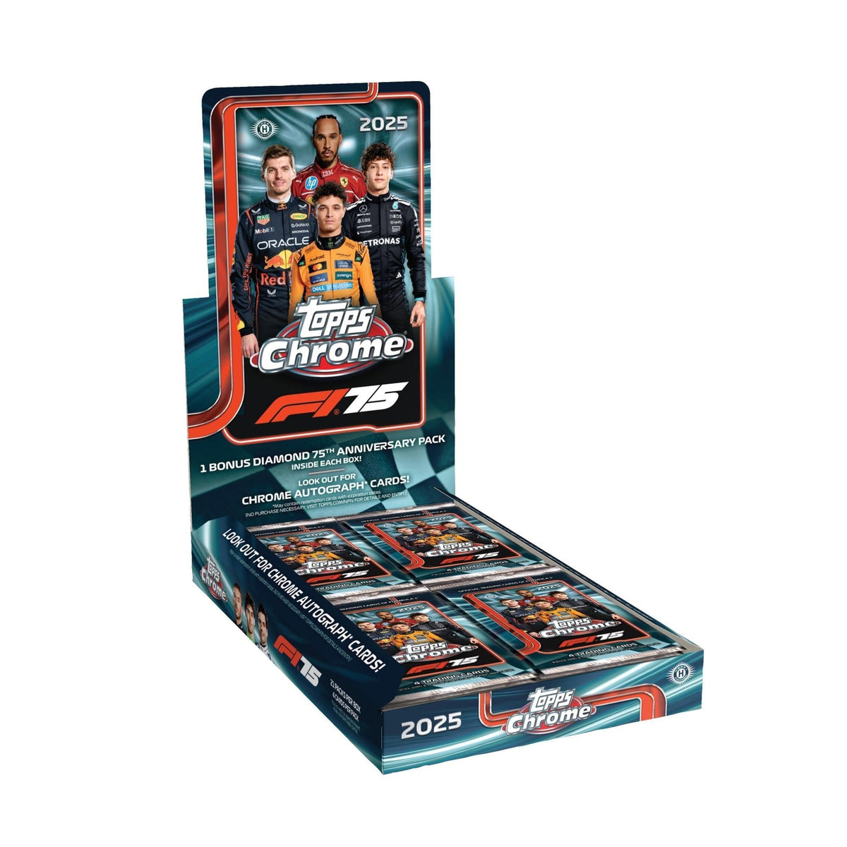 2025 Topps Chrome Formula 1 Racing Hobby Box