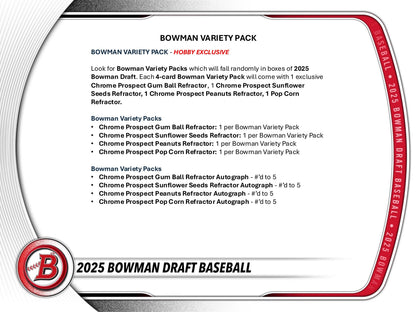 2025 Bowman Draft Baseball Hobby Jumbo Box