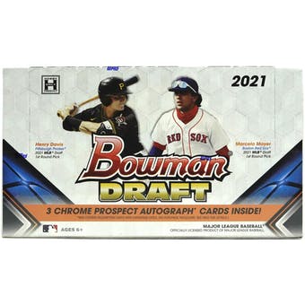 2021 Bowman Draft Baseball Jumbo Box