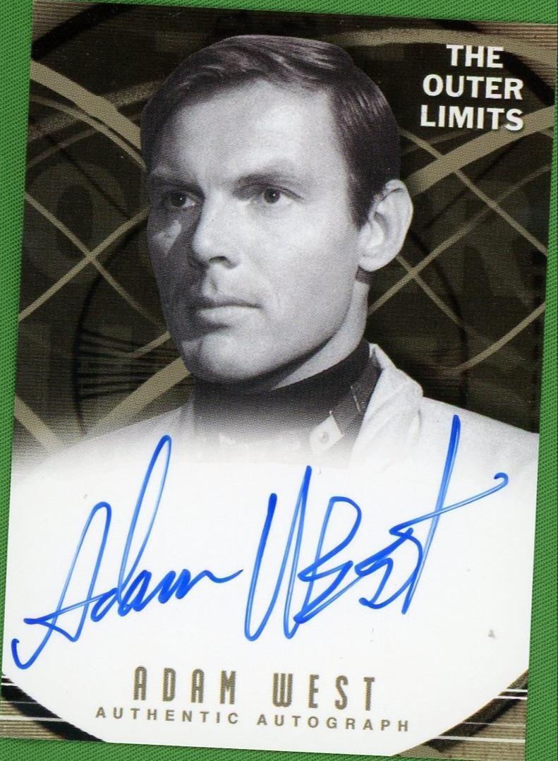 Rittenhouse Adam West The Outer Limits VG Auto