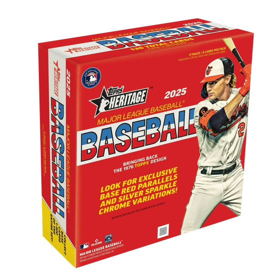2025 Topps Heritage Baseball Mega 20 Box Case