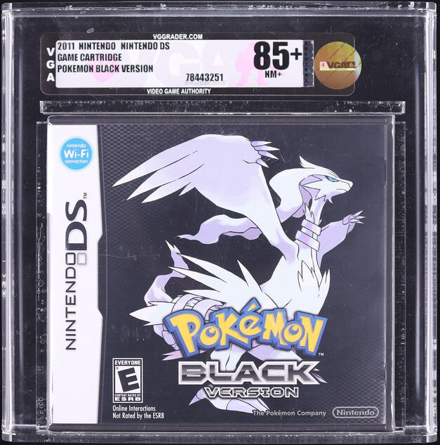 2011 POKEMON BLACK VERSION NINTENDO DS VGA 85+ SEALED