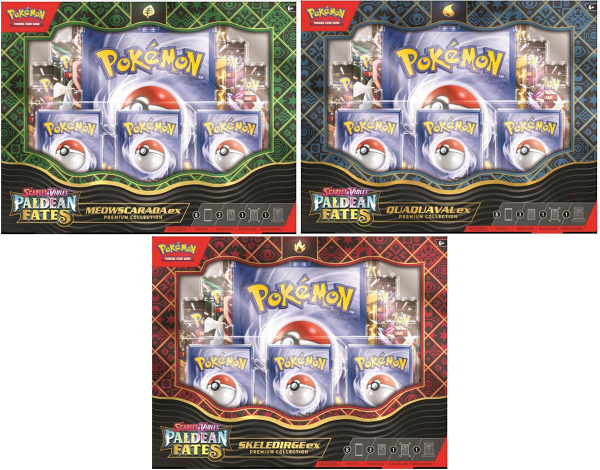Pokemon Scarlet & Violet Paldean Fates EX Premium Collection Box