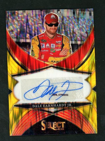 2023 Panini Select LS-DEJ Dale Earnhardt Jr. Legendary Signatures Prizm /10 VG Auto