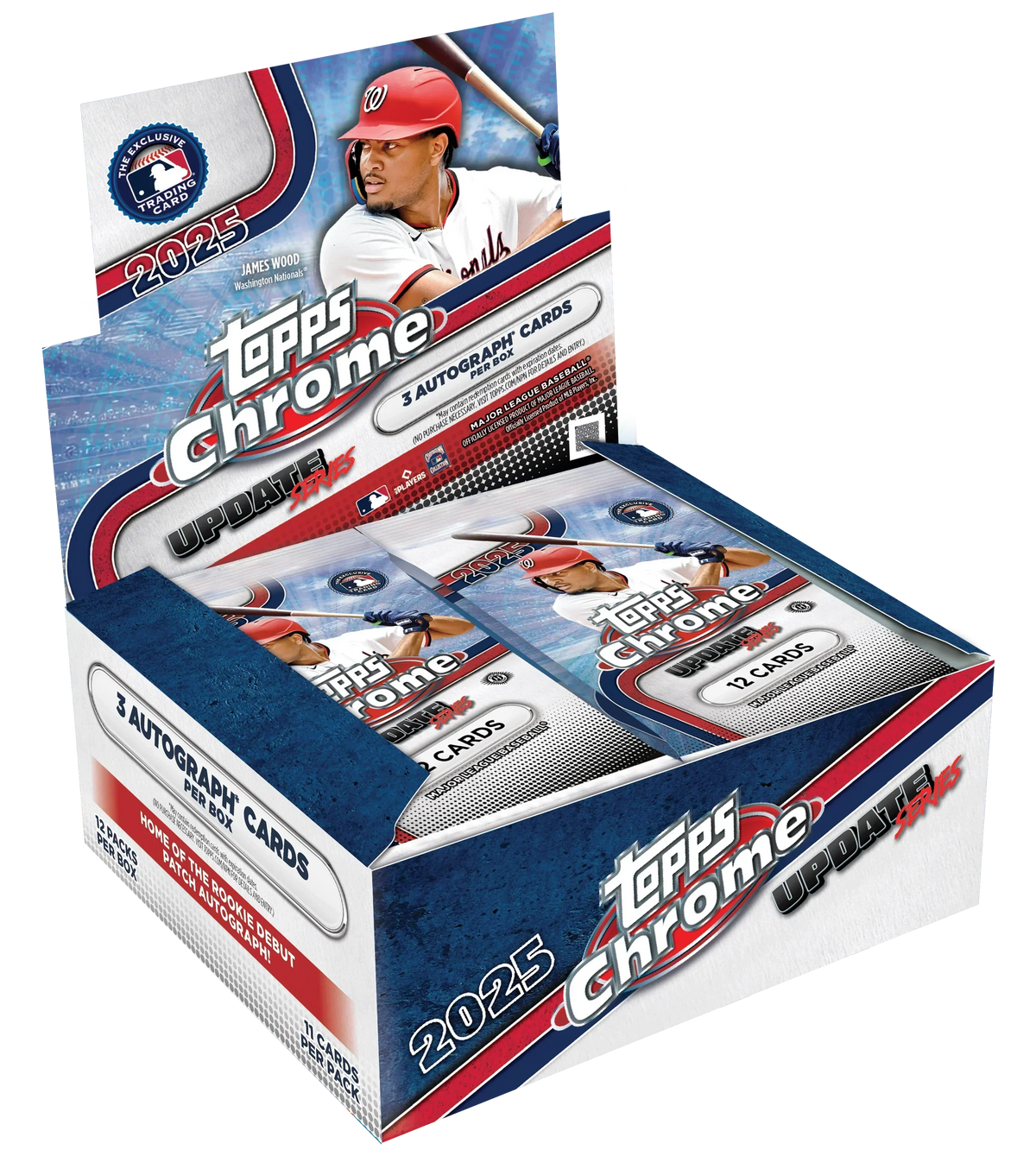 2025 Topps Chrome Update Series Baseball Jumbo Box