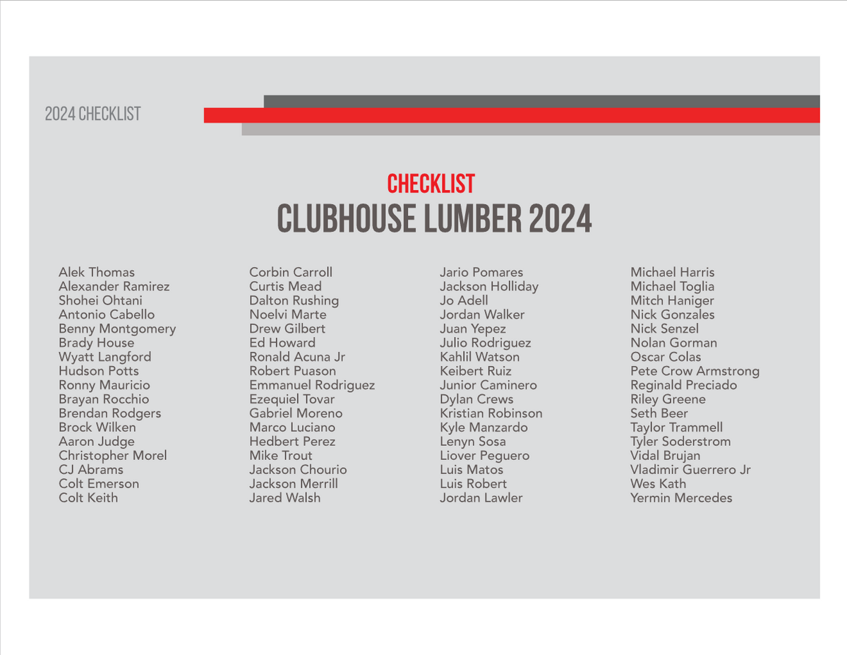 2023 Onyx Authenticated Clubhouse Lumber Collection Baseball Box