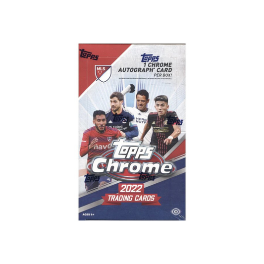 2022 Topps MLS Chrome Soccer Hobby 12 Box Case