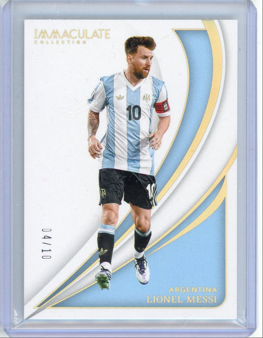 Lionel Messi 2024-25 Panini Immaculate Collection #'d 04/10