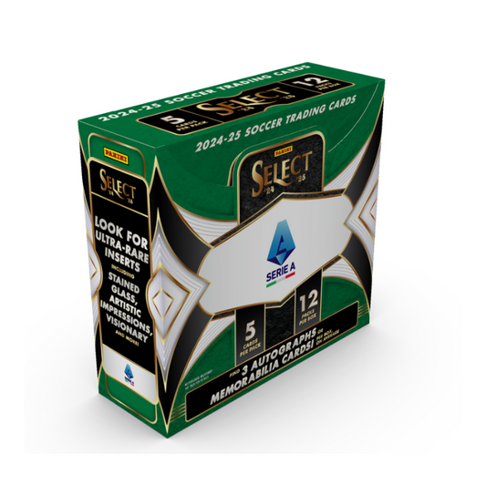 2024/25 Panini Select Serie A Soccer Hobby 12 Box Case