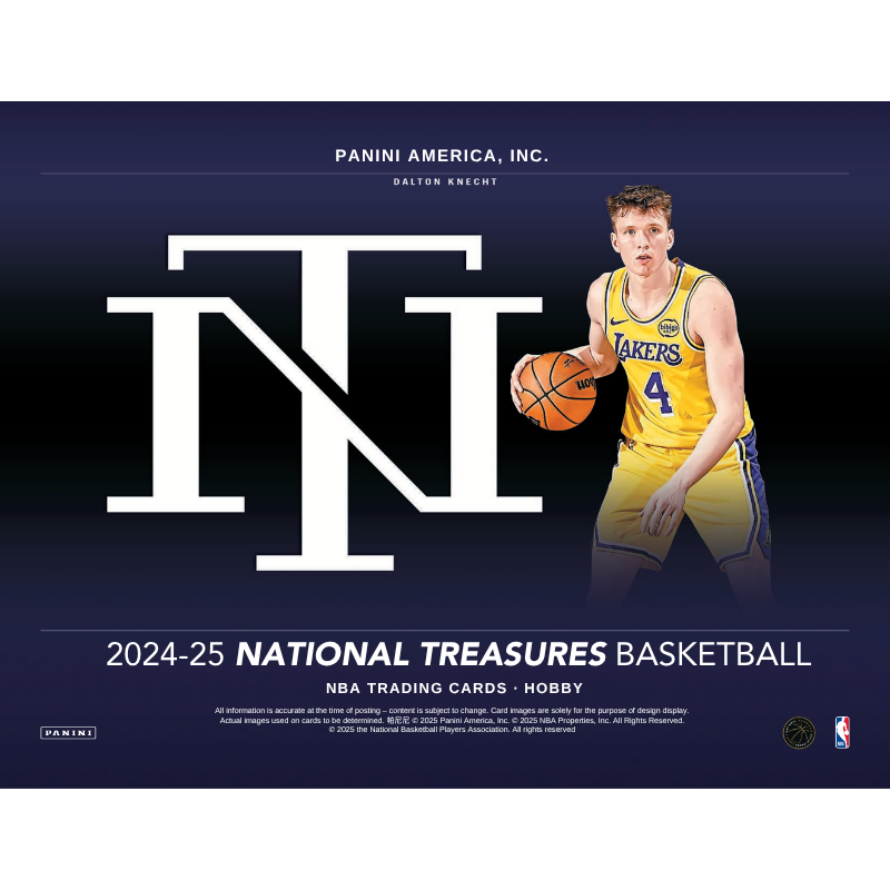 2024/25 Panini National Treasures Basketball Hobby 4 Box Case
