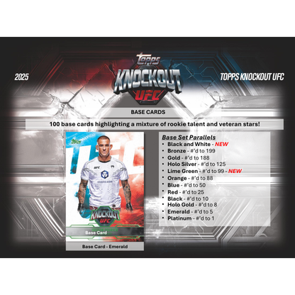 2025 Topps Knockout UFC Hobby Box