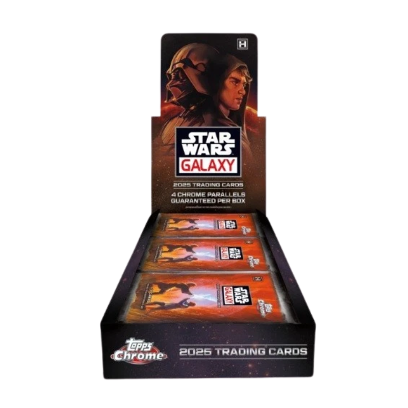 2025 Topps Star Wars Chrome Galaxy Hobby 12 Box Case