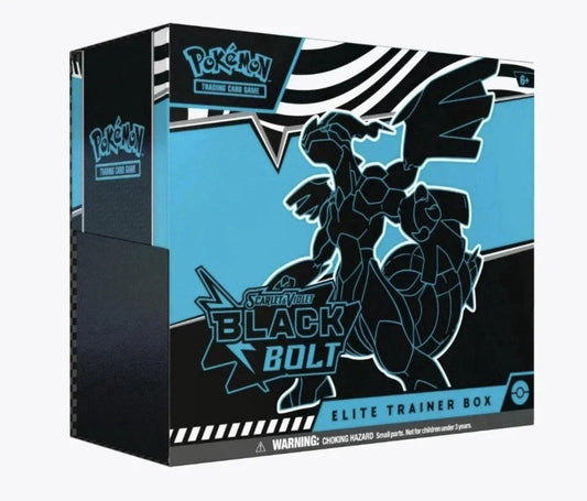 Pokemon Scarlet & Violet: Black Bolt Elite Trainer 10 Box Case