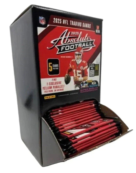 2025 Panini Absolute Football Gravity Feed 6 Box Case